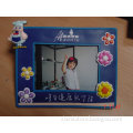 cheap sale environmental friendly embossing colorful flower engraved silicone frame photoes